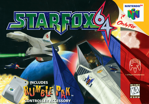 Star Fox 64 Nintendo 64 box art
